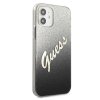 Guess GUHCP12SPCUGLSBK iPhone 12 mini5,4 czarny/black hardcase Glitter Gradient Script